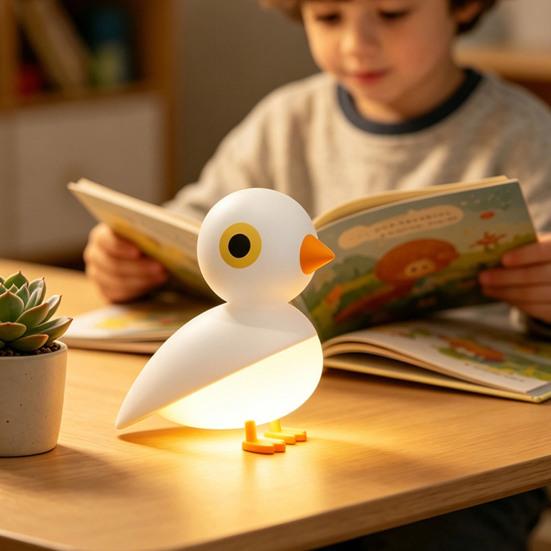 Magnetic Bird Night Light, Motion Sensor Wall Lamp with USB Charging, Stick on Cordless Closet Light for Hallway, Bedroom Decor