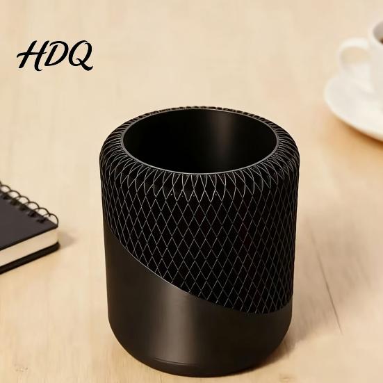 Pen Container Holder for Desk 3D Printed Minimalist Pencil Stationary High-end Desk Decor Storage Cup Desktop Makeup Brush Office Vanity