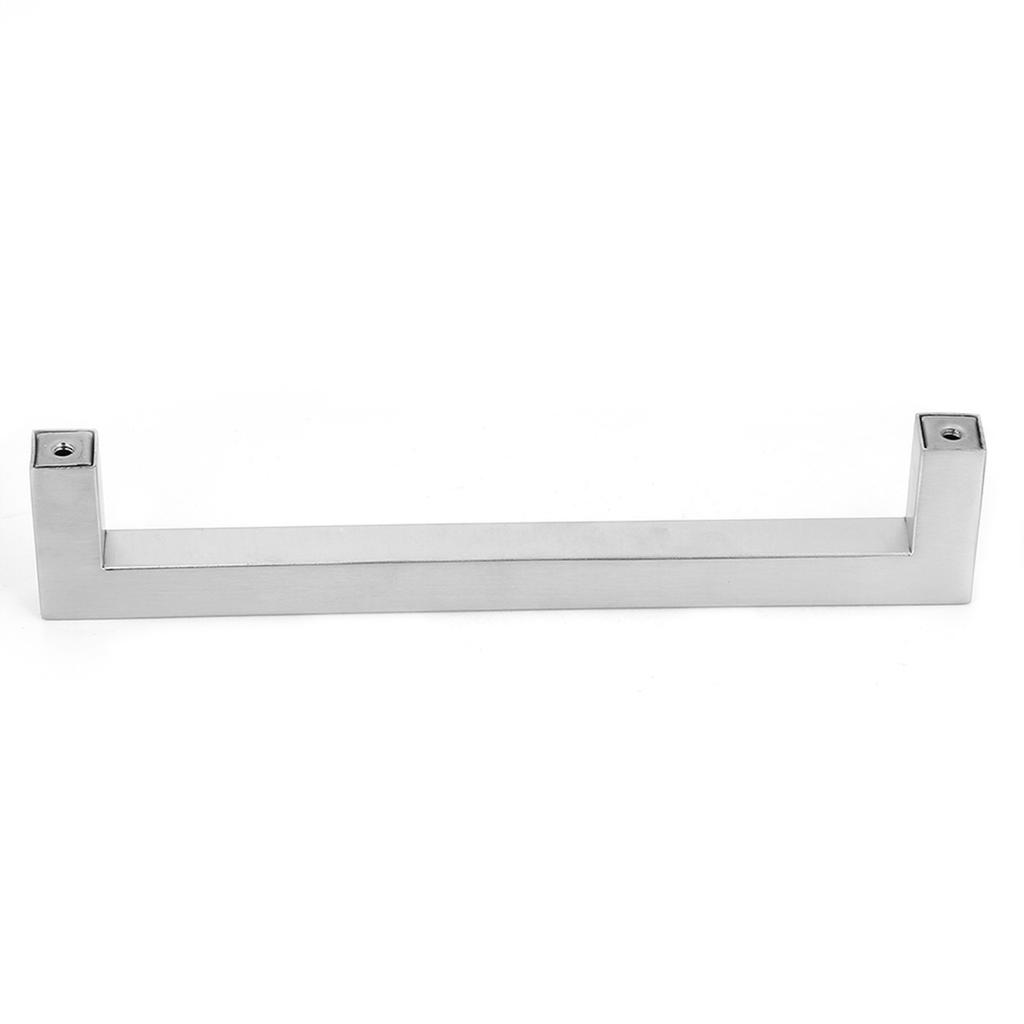 Maniglia Argentata per Armadietto in Acciaio Inossidabile 304 da 12 mm Semplice Accessorio per Ante di Mobili(108mm)