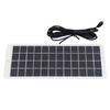 Solar Panel Polysilicon High Light Transmission Portable Solar Cell with DC Interface for 3.7V Battery 5W 12V