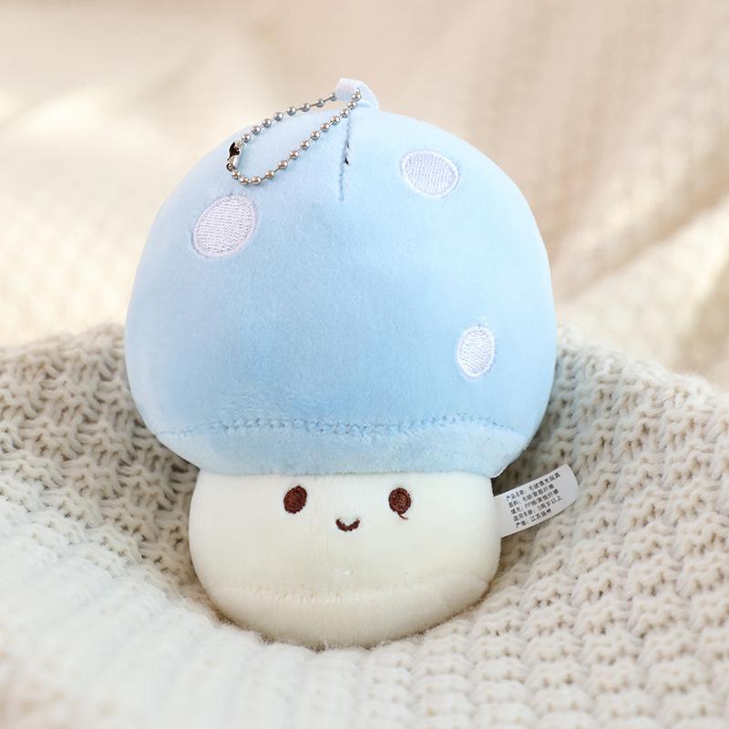 Cute Simulated Mushroom Throw Pillow Plush Toy Doll Red Umbrella Umbrella Small Mushroom Doll Children Soothing Doll