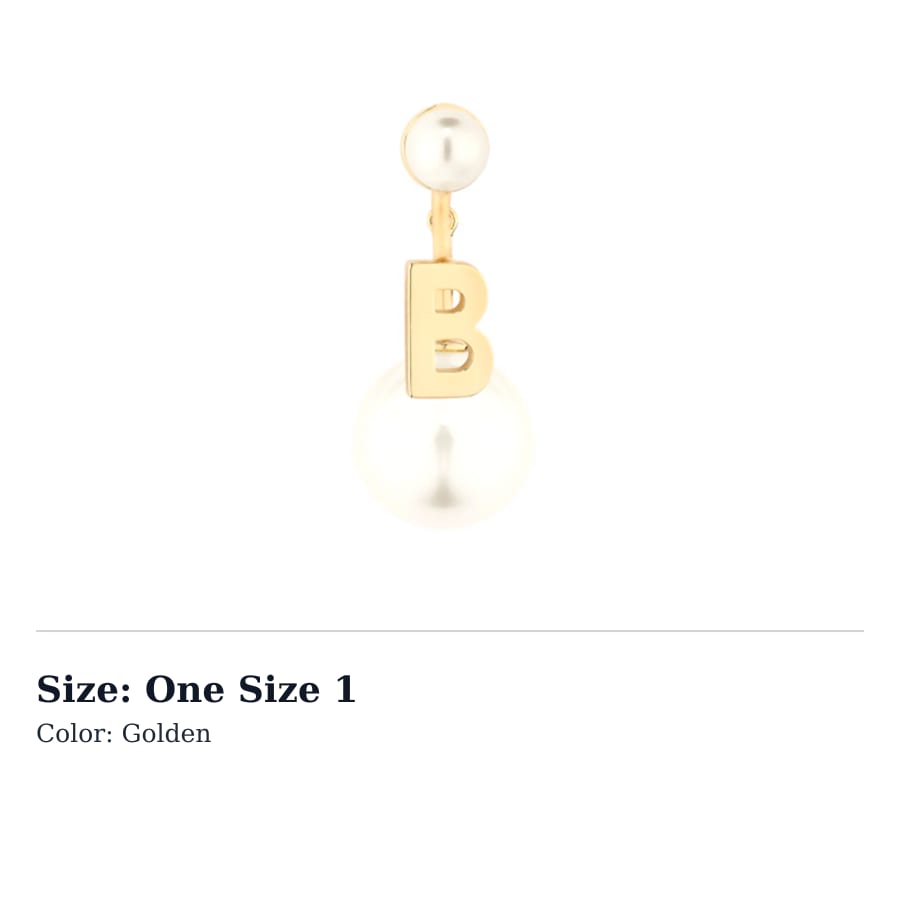 Dior My ABCDior Earrings Women's Gold E1011ABCRS-D301