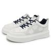 Men's Summer Breathable Anti Slip Sports Casual Board Shoes Men Teenagers Summer Trendy Flat Bottom Fashion Sports White Shoes