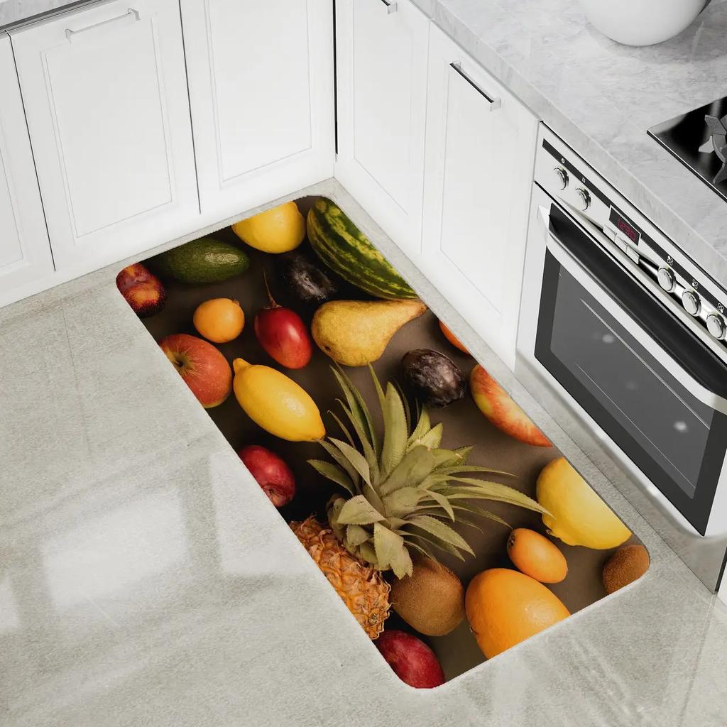 Long kitchen carpet home entrance door mat bedroom living room decoration bedside carpet corridor balcony bathroom non-slip mat