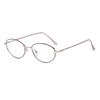 Korean Style Color-Changing Round Myopia Glasses, Skin Brightening, Trendy Anti-Blue Light Eyewear for Students