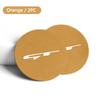2pcs Suede Car Coaster Mat Water Cup Slots Non-Slip Pad For Kia GT Line Picanto Ev6 SELTOS Elantra Sportage Rio Accessories ZR9