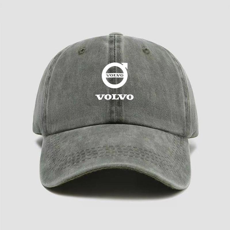 For Volvo Emblem Motorcycle Prints Car Logo Fashion Outdoor Summer Sport Hat Baseball Cap Spring Autumn Adjustable Sunscreen Hat