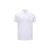 SS23 Unifarbene Polo-Shirts für Herren mit Logodruck, Kurzarm Weiß I10918A00014899P0001