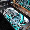 Computer Game Desk Mat Cute P-pokemon Gengar Metagross Rubber Non-slip Large Mousepad Gaming Cabinet Keyboard Extended Table Pad