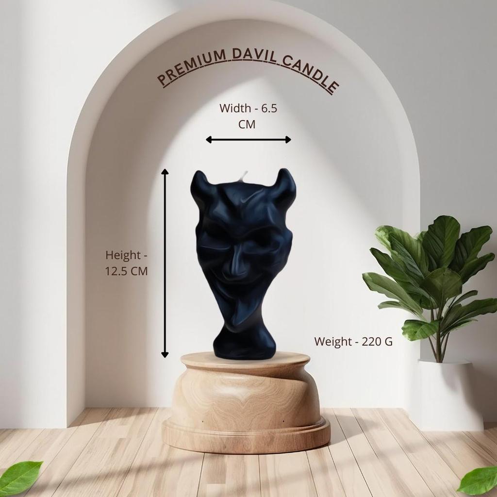Devil Figure Candle Hecate Jyotish Mystic Mall Decorative Soy Blend Wax Candle