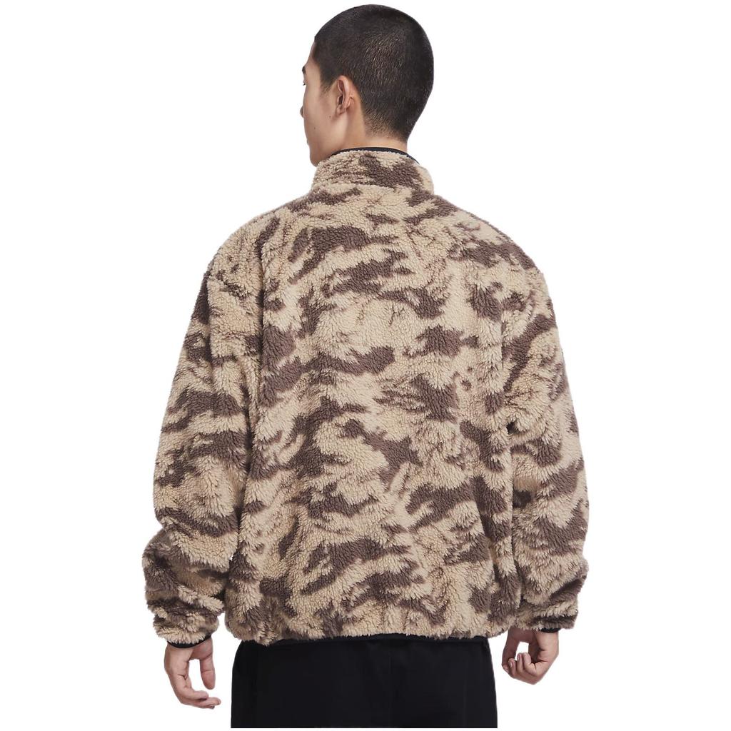 Nike Sportswear Club Fleece Plus Reversible Winterized Top Jacket Black/Sail Men Streetwear DQ4885-010