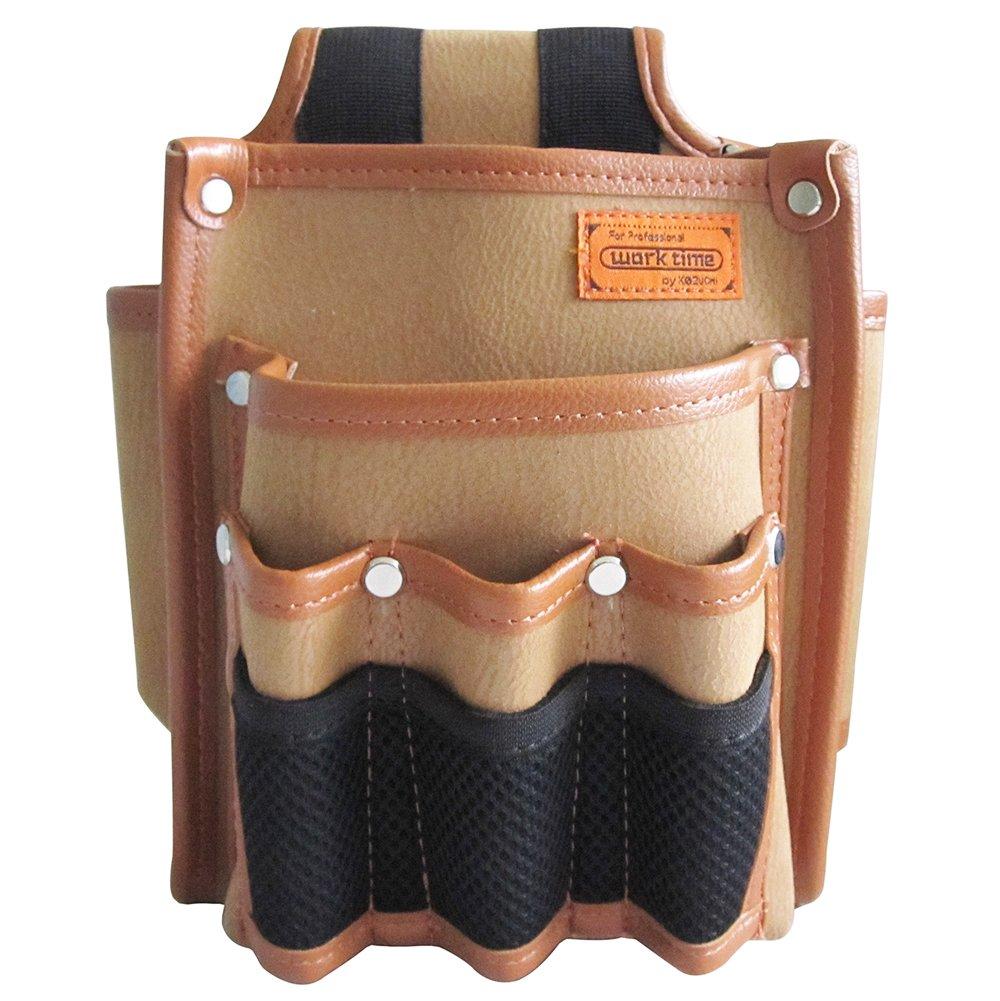 

Kozuchi Рабочее время с инструментом Мужская сумка для рабочего, Сумка электрика, 2-ярусная, Держатель, KNT-13 чёрный