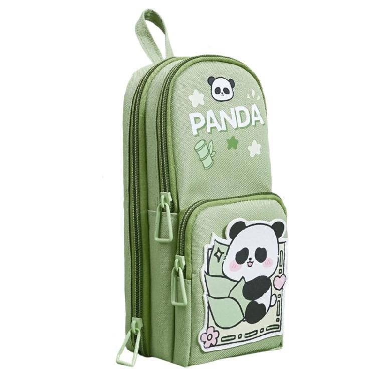 Cartoon Pencil Case Standing Pen Holder Pen Organizers Bag Travel Makeup Brush Holder Big Capacity Pen Pencil Pouches