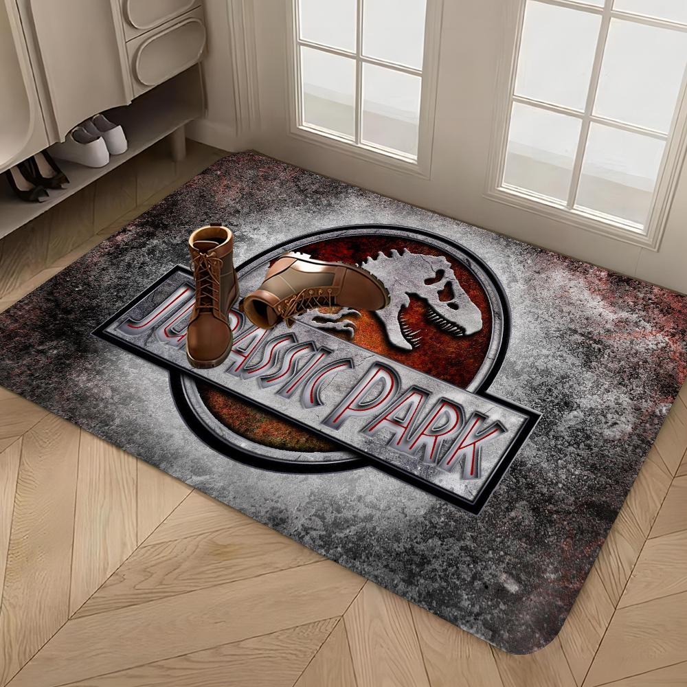 Jurassic Park Room Mats Washable Non-Slip Living Room Sofa Chairs Area Mat Kitchen Alfombra