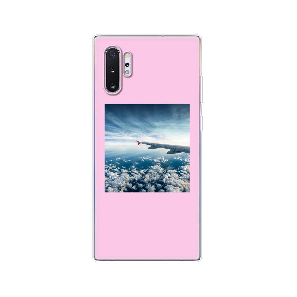 Silikonový kryt na telefon Pro Samsung Galaxy Note 10 Note10 Pouzdro Měkký TPU Zadní kryt Pro Samsung Note 10 plus fundas Coque nárazník