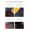 Adesivo Riflettente Angolo Porta Auto Impermeabile Antigraffio Protezione Anticollisione Decalcomanie di Avvertimento Adesivi Protezione Porta Auto