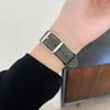 The Square Buckle Tree Pattern Leather Strap Is Suitable For Applewatch S 10Th Generation Apple Watch Strap Iwatch98765Th Generation Se