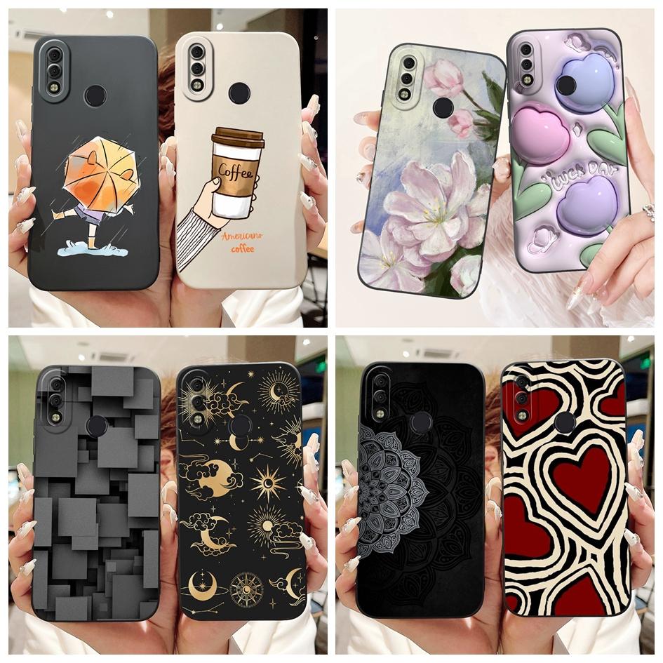 For Tecno Camon 11 Pro Case CF8 Cover Aesthetic Painted Shockproof Silicone Bumper Back Cover For Tecno Camon 11 CF7 CF7k Fundas