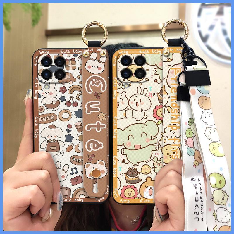 Cartoon Kickstand Phone Case For Samsung Galaxy M33 5G Global/SM-M336B/DS/Jump2 Soft case Anti-dust Dirt-resistant Cute