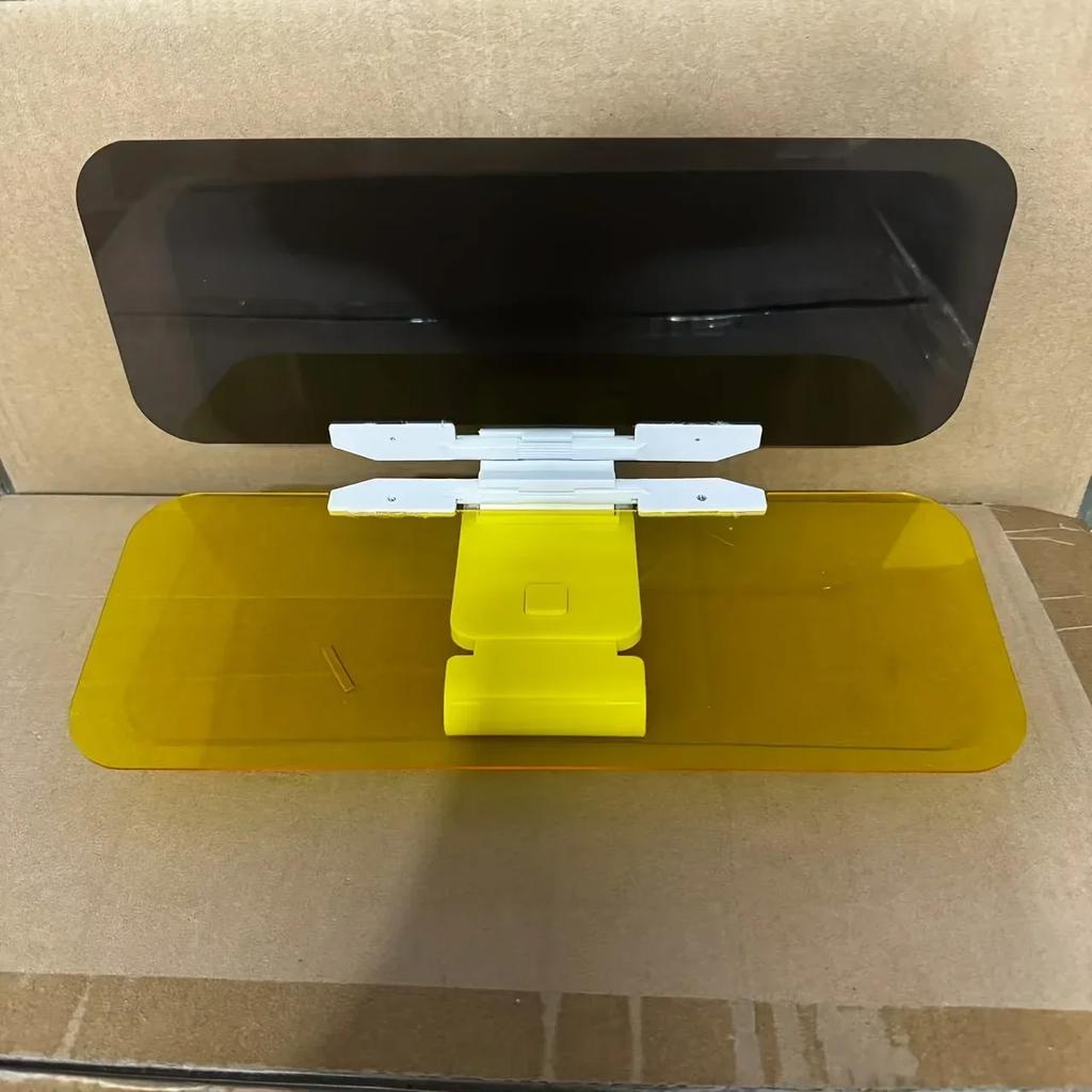 Car Sun Visor Goggle Night Vision Driving HD Anti Sunlight Dazzling Day Mirror UV Fold Flip Down Clear View Interior Mirrors Ama