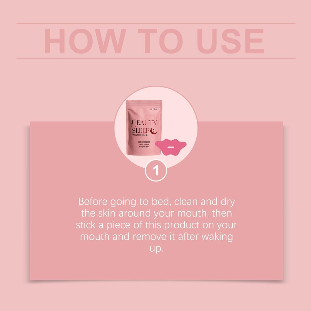 SLEEP MOUTH TAPE SLEEP TAPE, Night Anti-snoring Sleep Aid Tape To Improve Sleep Quality, Comfortable Fit