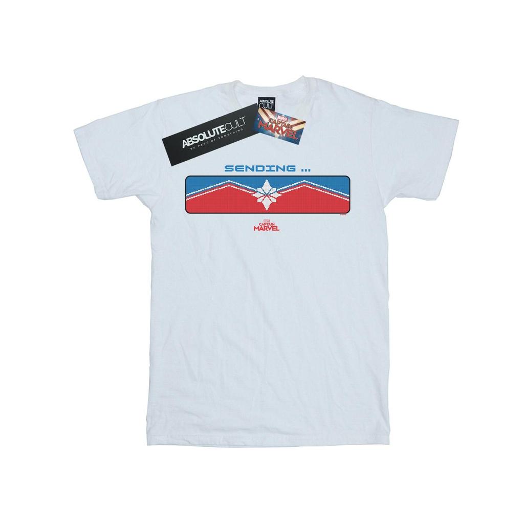 Marvel Boys Captain Marvel Sending T-Shirt