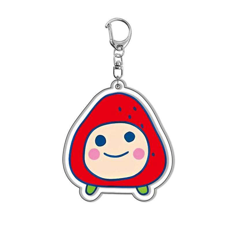 Acrylic Gogo Tamago Q Version Mobile Phone Chain Mametchi Kuchipatchi Mimitchi Gozarutchi Key Chain Cell Phone Pendant Gifts
