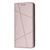 Wallet Case for Xiaomi Poco C75 4G/Redmi 14R 5G/14C 4G Line Imprinted Leather Stand Phone Cover with Wrist Strap