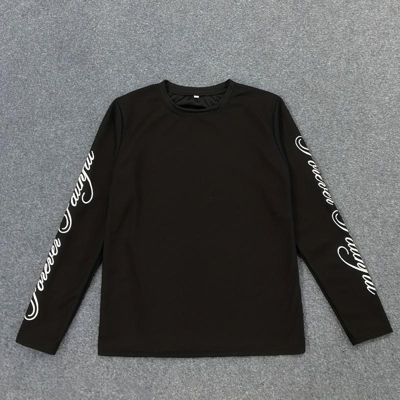 Y2K Round Neck Pullover Letter Print Gothic Loose Vintage Casual T-shirt