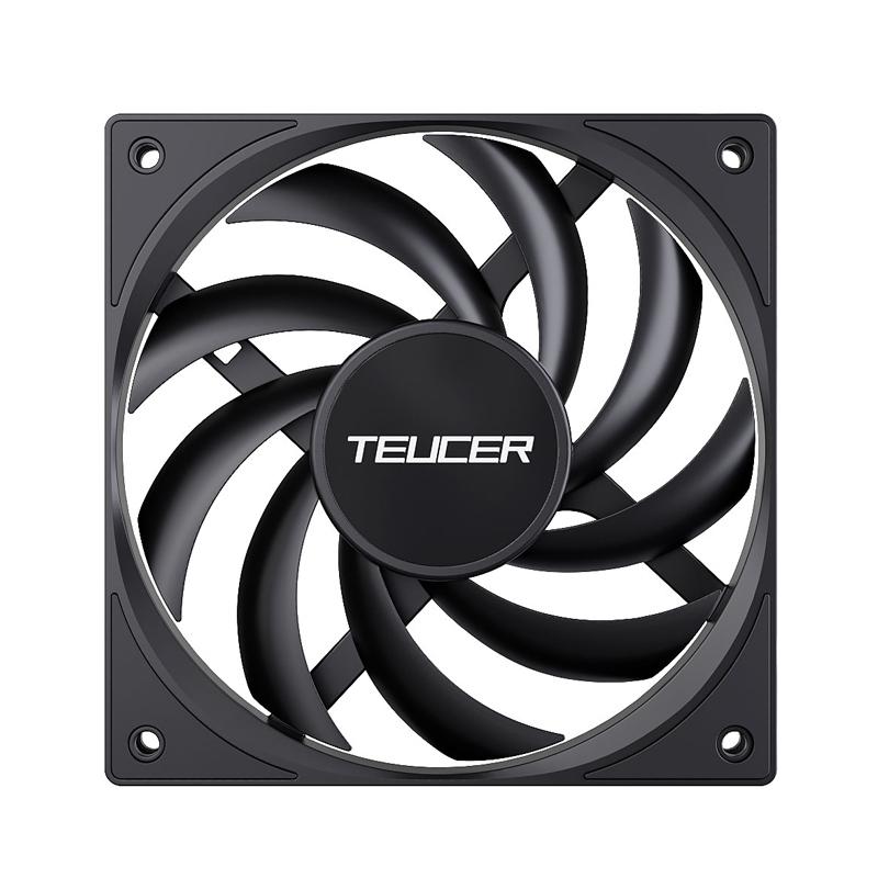 TEUCER UT-12015 12cm Thin Fan PWM 4PIN 800-2400RPM Computer Case Cooling Fan120mm 15mm Ultrathin PC Chassis Fan