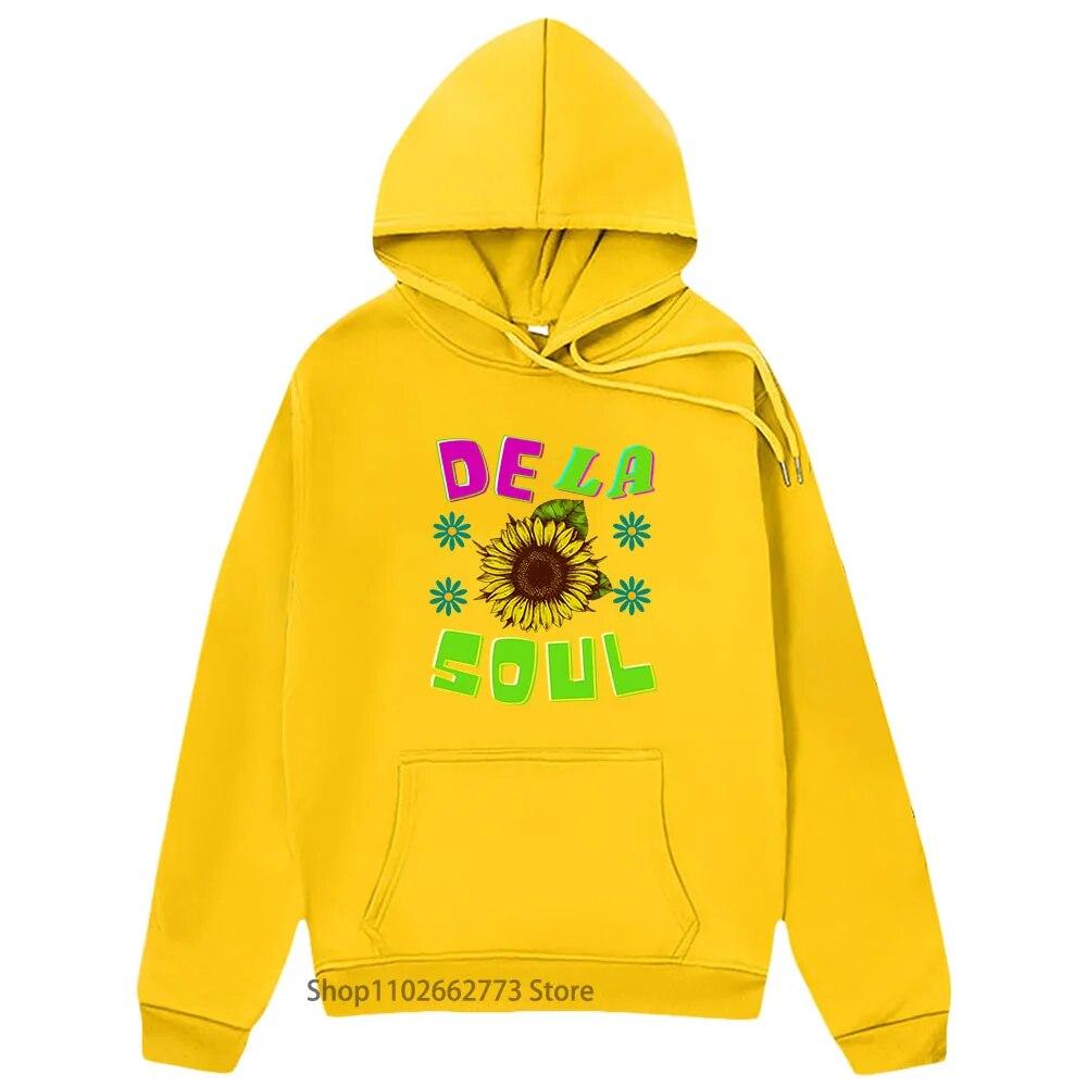 

Толстовки De La Soul, модная толстовка унисекс в стиле аниме с одеждой с капюшоном, зимний пуловер с длинными рукавами унисекс/женские топы, забавная одежда 4XL