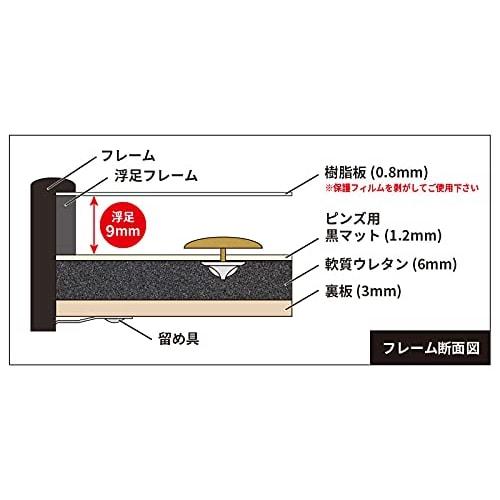 VANJOH SLIM Pin Frame, B5 Size, Black, 106392