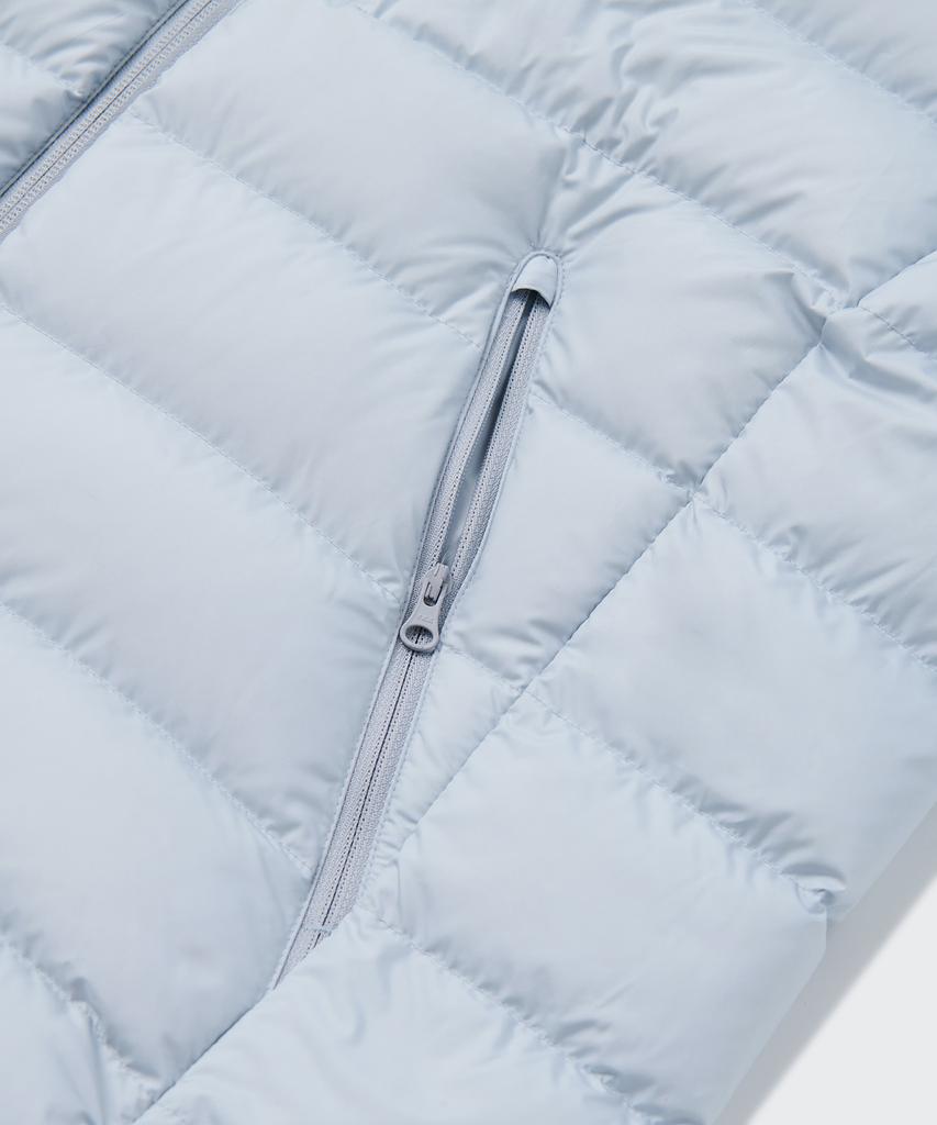 Musinsa Standard [City Leisure] Hooded Light Down Jacket [Cloudy Blue]