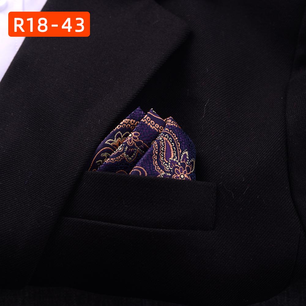 Men's Suit Accessories: Silk Pocket Square, Lapel Pin, and Scarf for Formal Wear and Wedding Gifts