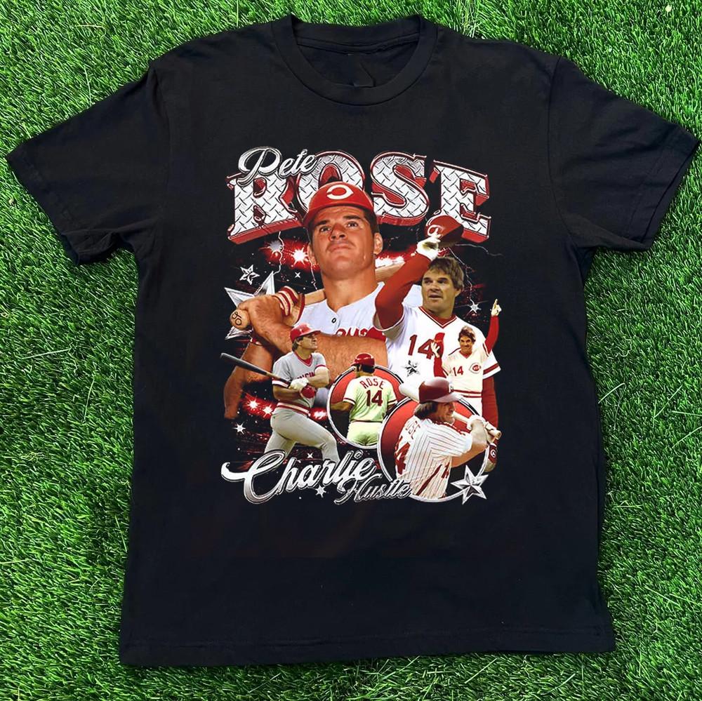 

Collection PETE ROSE 14 Short Sleeve Black All Size Shirt AG2311 Unisex T-Shirt L