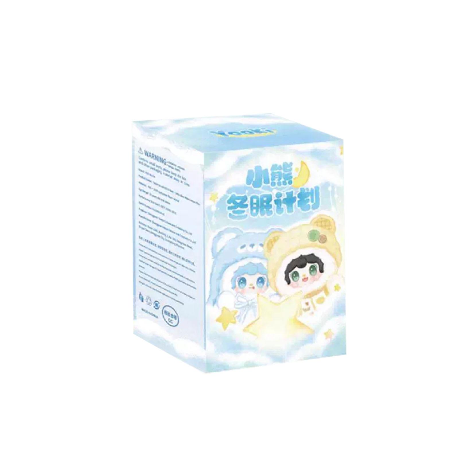 

Yooki Little Bear Hibernation Plan Series Vinyl Plush Blind Box Little Bear Doll Toy Bag Pendant Desk Ornament Mystery Box Gifts