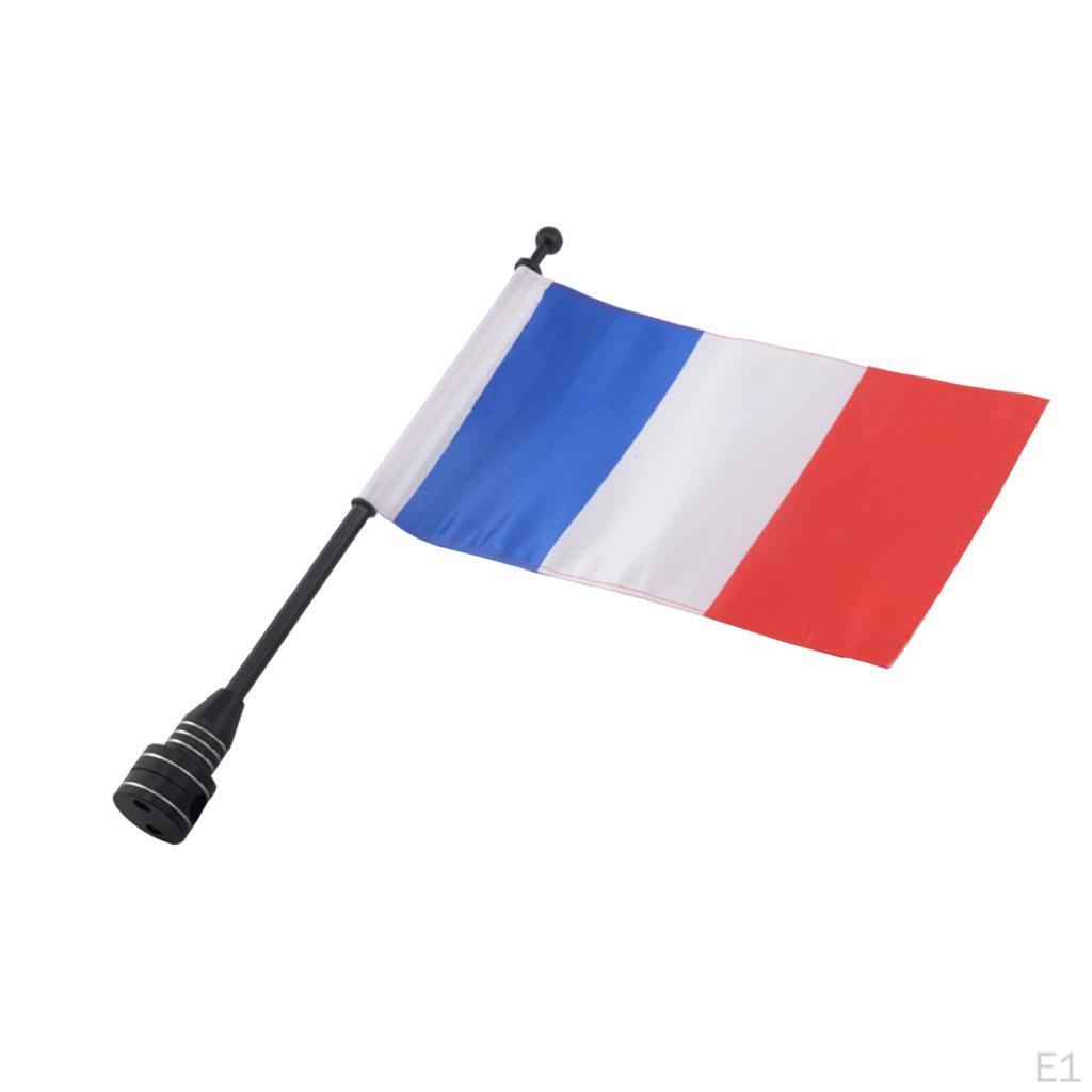 Adjustable France Flagpole Mount Luggage Rack/ Durability Universal Compatible for