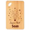 Cutting Board - PLANETEE - Soan Deer - Bamboo - Engraved - Deer Pattern