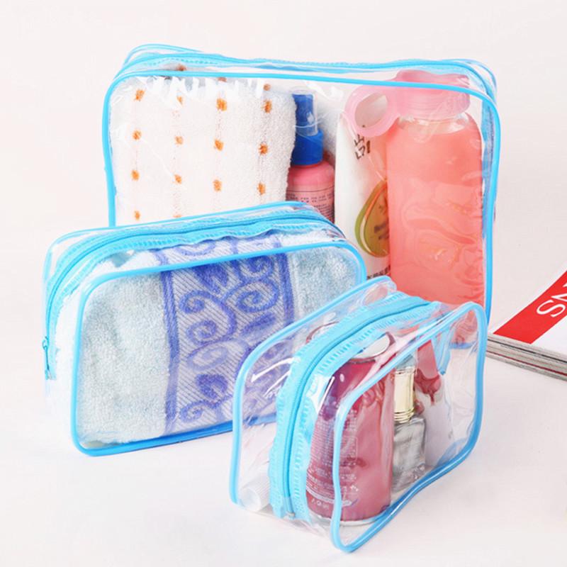 clear pvc toiletry bolsa