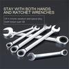 Ratchet Combination Metric Wrench Set Hand Tools Torque Gear Socket Nut Tools Key Set,Auto Repair Kit