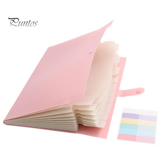 Plastic Document Organizer Expanding File Folder, Waterproof PP A4 Letter Size Durable School Case Organizer, Portable Receipt for And Office