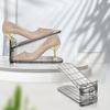 2Pcs Transparent Shoes Storage Rack Anti-slip Shoe Holder Shoe Storage Organizer  Flat Bottomed
