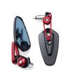Carbon Pattern Motorcycle Side Rearview Mirrors  CNC Aluminum 7/8'' 22mm Handle Bar Motocross Side Rear View Mirror Anti-glare