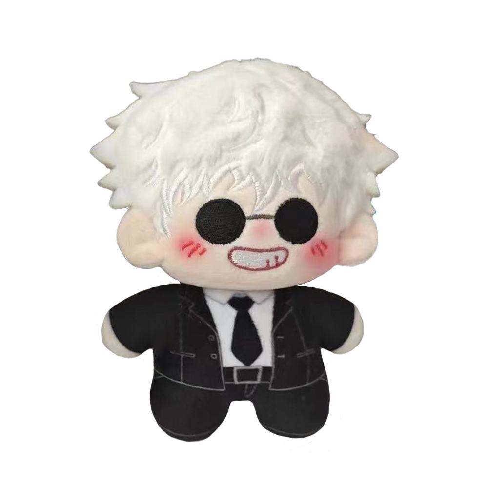 

JJK Anime Plush Doll Cute Gojo and Geto Plushies Kawaii Bag Pendant Geto Suguru Stuffed Animals Doll Pillow Home Decor Kids Gift 12CM