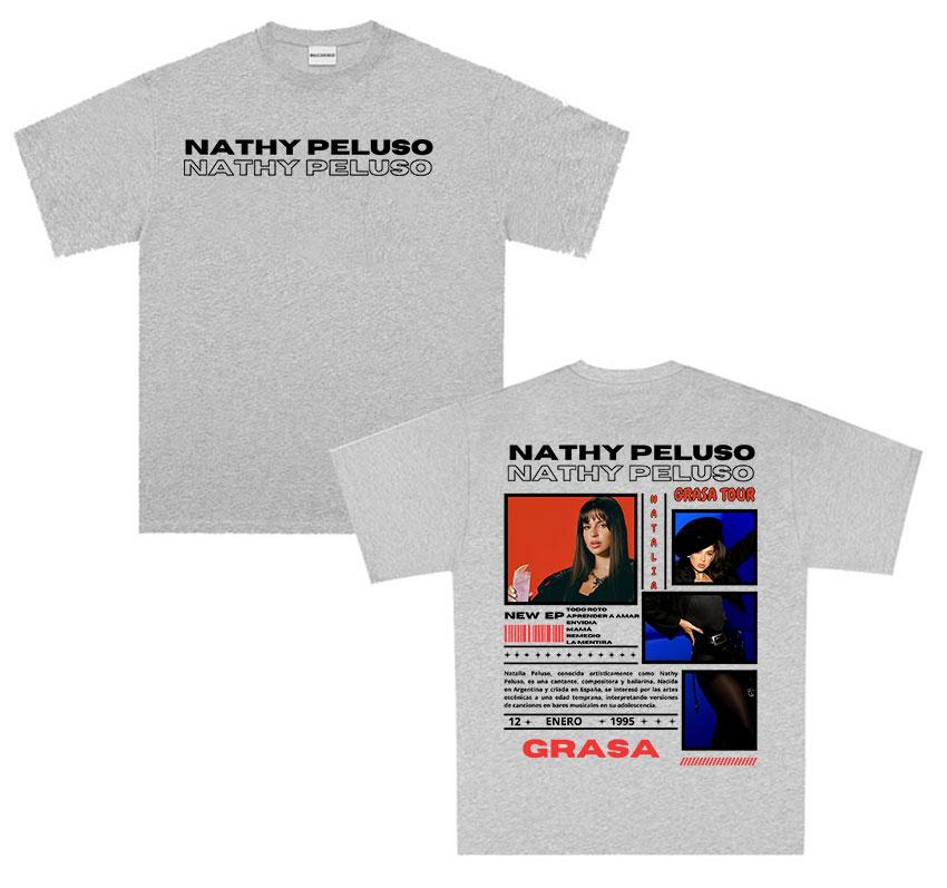 Singer Nathy Peluso Tour Album 2025 Graphic T Shirts Men Women Hip Hop Harajuku Fashion Cotton Short Sleeve T-shirt Streetwear