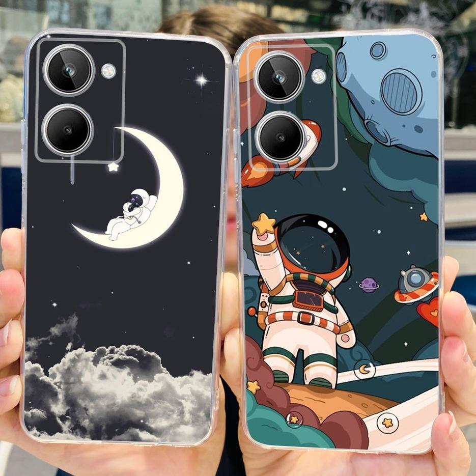 For Realme 10 4G Case Colorful Painted Cover Soft Silicone Phone Case For Realme 10 Pro Plus Realme10 Pro+ Back Cover Coque Capa