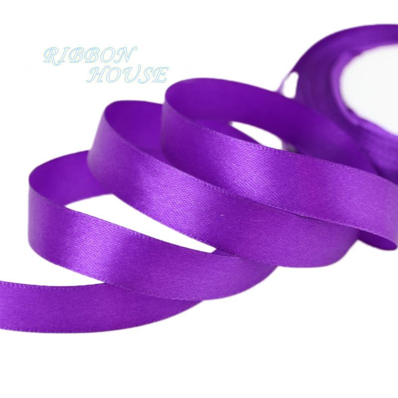 (25 yards/roll) 15mm single face Satin Ribbon Webbing Decoration Gift Christmas Ribbons