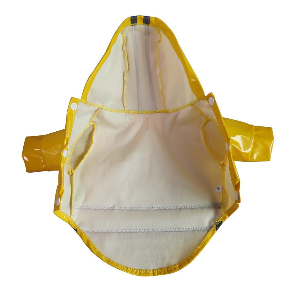Pet PU Raincoat Dog Raincoat Small Medium Dog Reflective  Snowproof Puppy Clothes