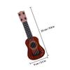 2 Stück Simulations-Ukulele Kleine Gitarre Kinder Musikinstrument Früherziehung Schöne Gitarre für Kinder Familienzusammenkunftsgeschenke