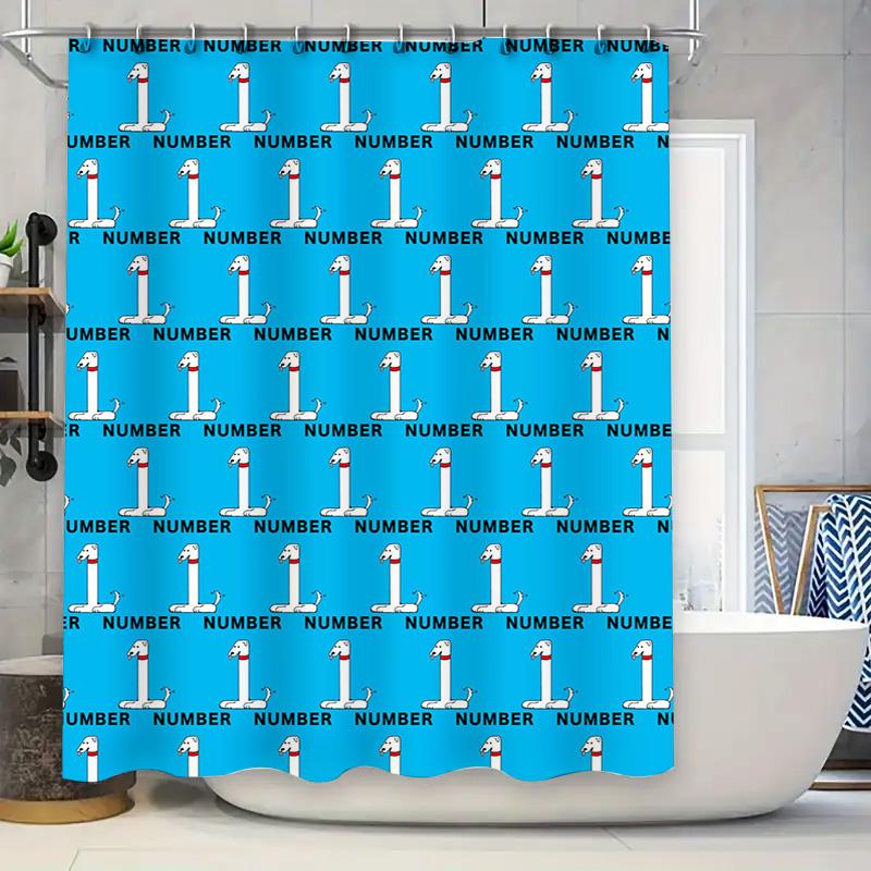 

Vintage Floral Printed Shower Curtain Lavender Blue Purple Hydrangeas Personalized with Name for Bathroom Decoration (Allison Wi 90x180cm